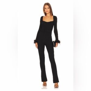 Lovers + Friends Evana Feather Jumpsuit